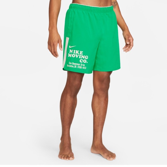 Nike Challenger Moving Co Dri-Fit 6.5" Running Shorts Size Small Unlined Green - Picture 1 of 12